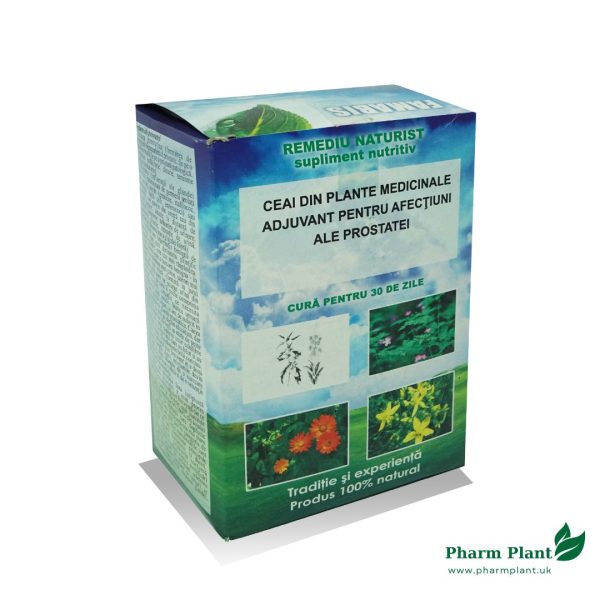 Ceai din plante medicinale adjuvant pentru afecțiuni ale prostatei